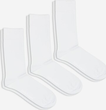 DillySocks Socks in White: front