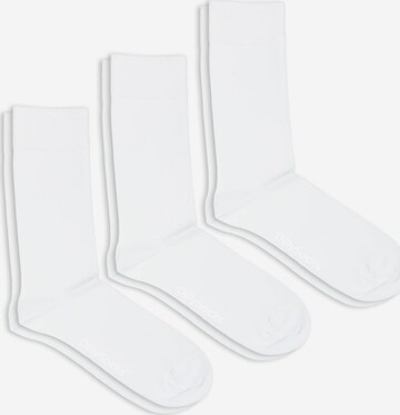 Chaussettes DillySocks en blanc : devant