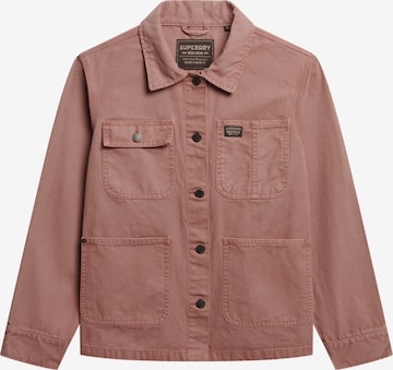 Superdry & Co Tussenjas 'Chore' in Roze: voorkant