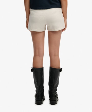 Regular Pantalon de sport Superdry & Co en blanc