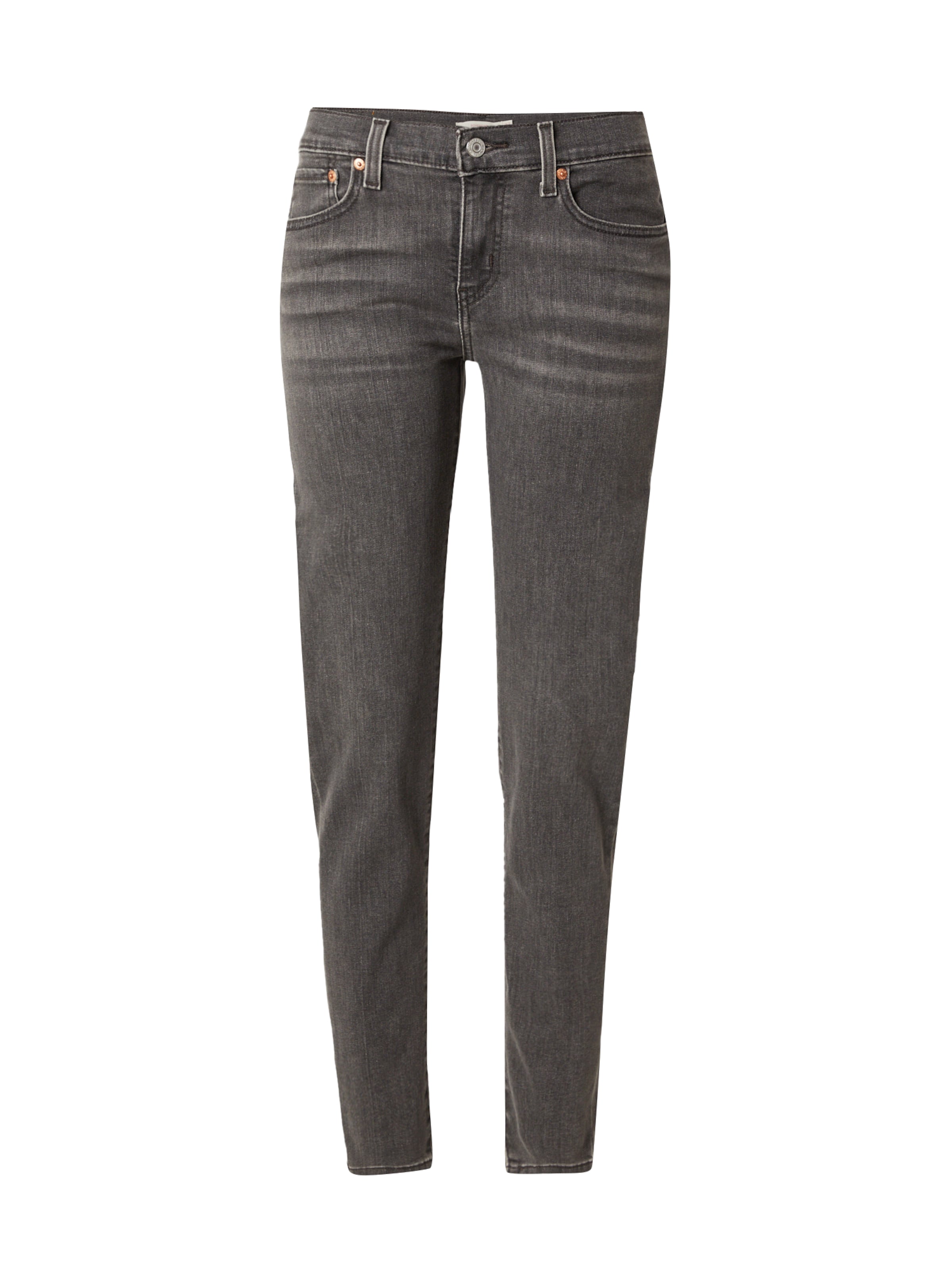 LEVI'S ® Farkut 'Mid Rise Boyfriend' värissä harmaa: etupuoli