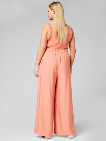 Wide Leg Pantalon 'Kasumi' Guido Maria Kretschmer Curvy en orange