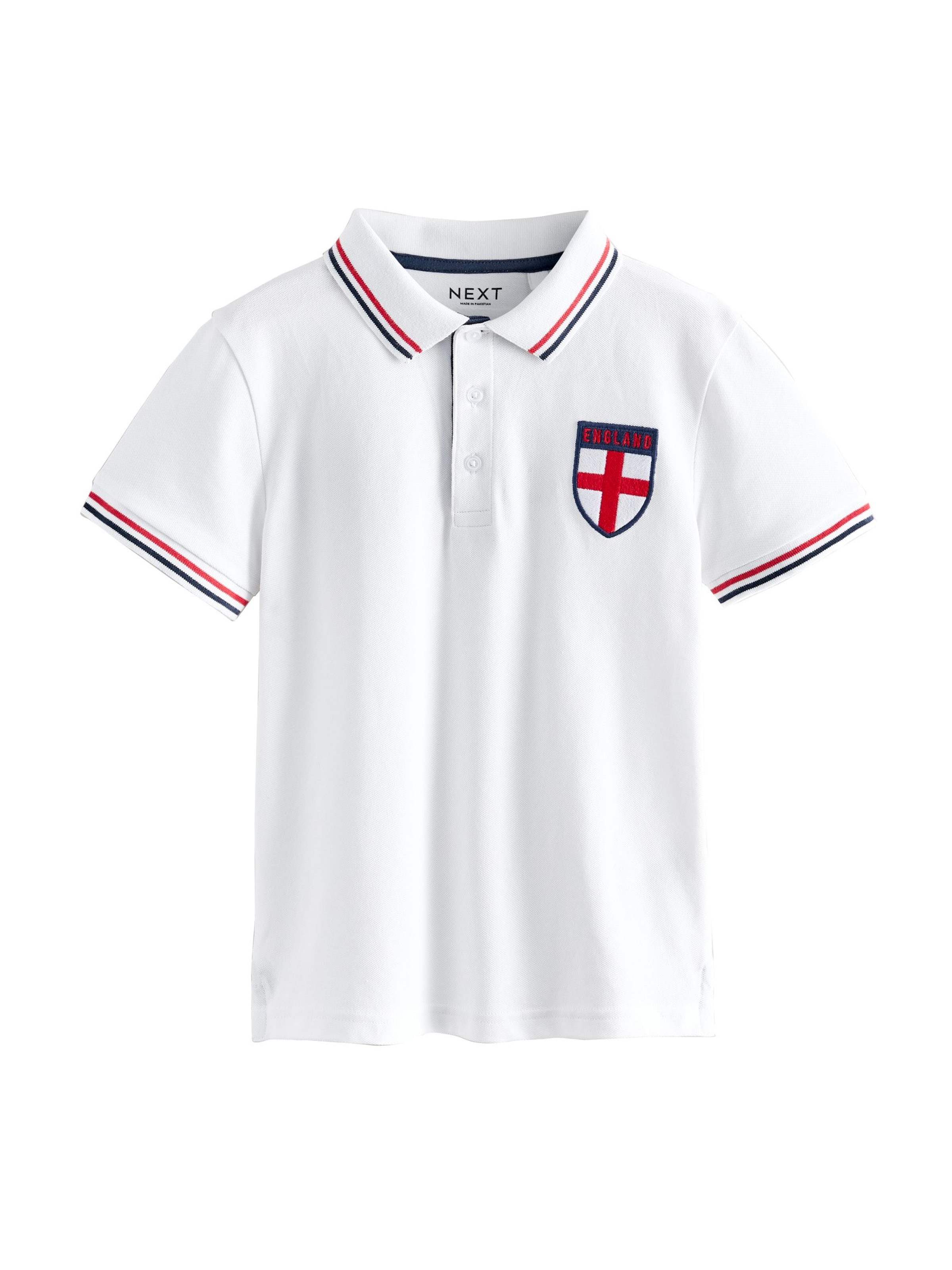 Next Poloshirt in Weiß: Vorderseite