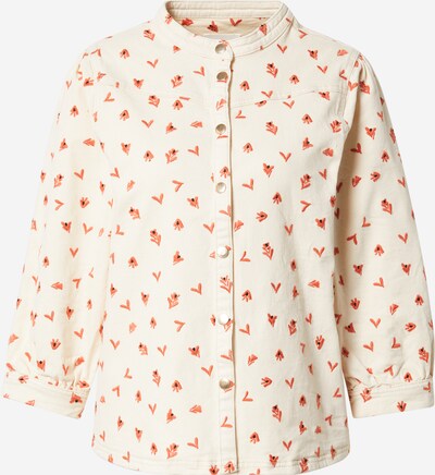 POM Amsterdam Between-season jacket in Cream / Red, Item view