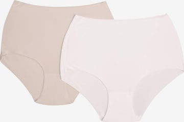 Henderson Broekje 'Taillenslip Bump im 2er Pack, hohe Leibhöhe, nahtlos' in Beige: voorkant