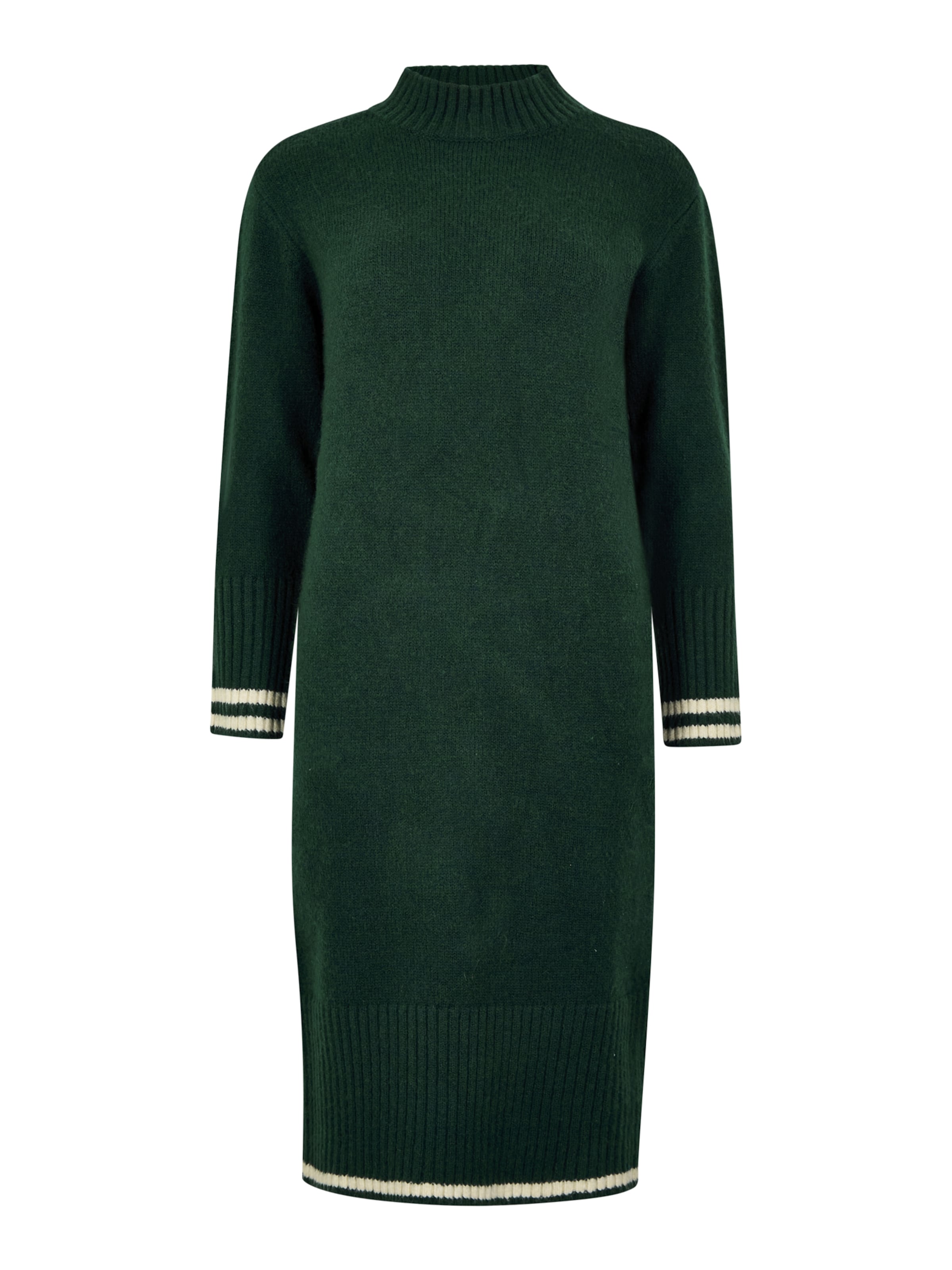 Apricot Tipped Knitted Jumper Midi Dress ' ' in grün, Produktansicht