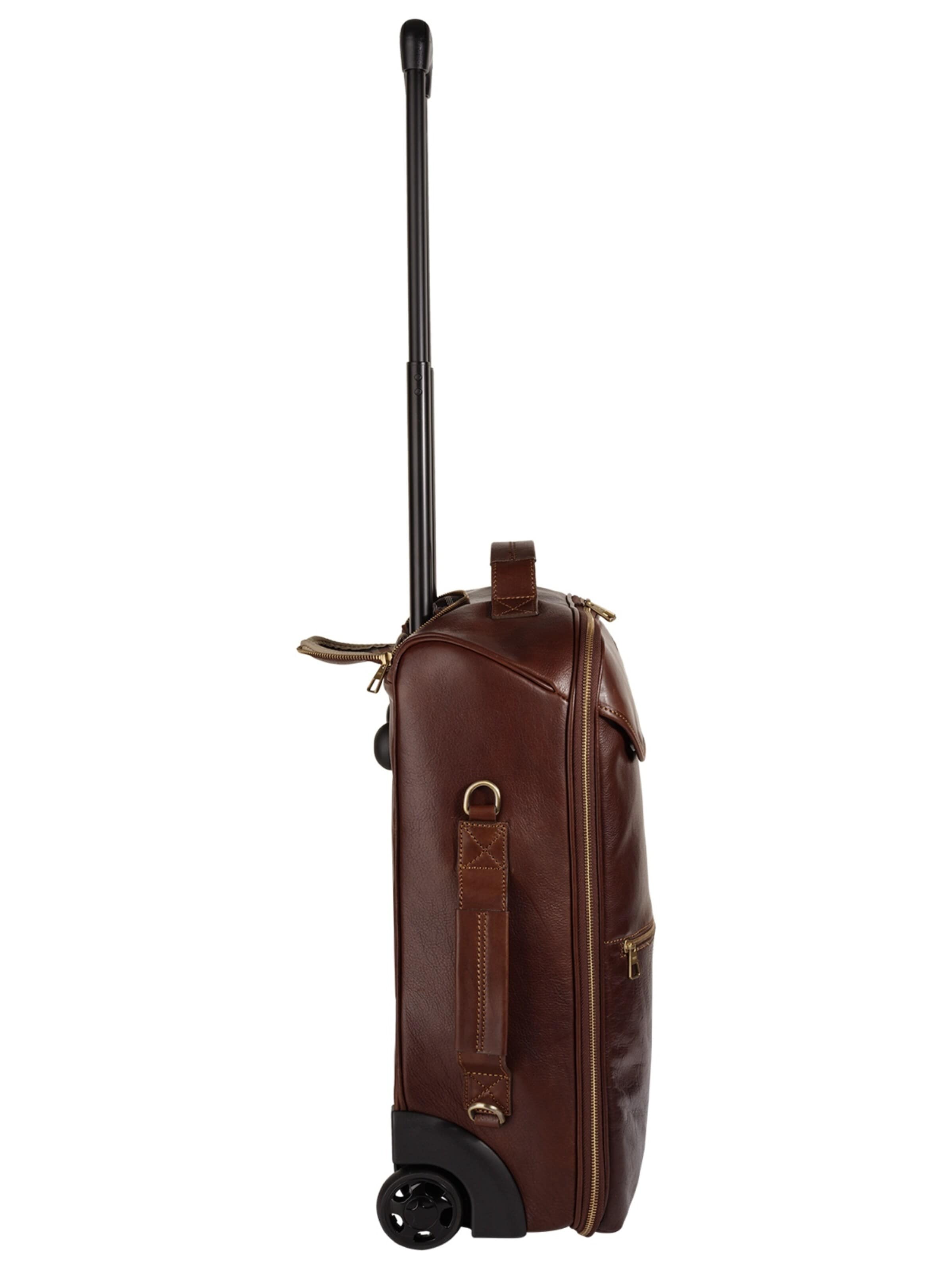 Valisette piké en marron