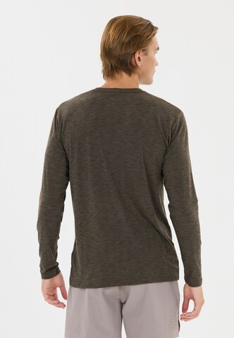 Virtus Langarmshirt 'Jokers V4' in Braun