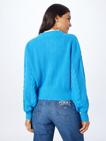 Tommy Jeans Strickjacke in Blau