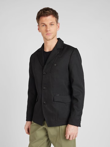 G-Star RAW - Ajuste regular Chaqueta saco en negro: frente