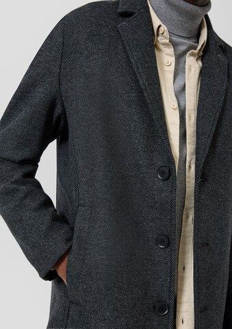 QS Between-Seasons Coat in Grey: front