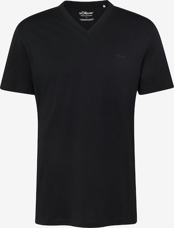 T-Shirt s.Oliver en noir : devant