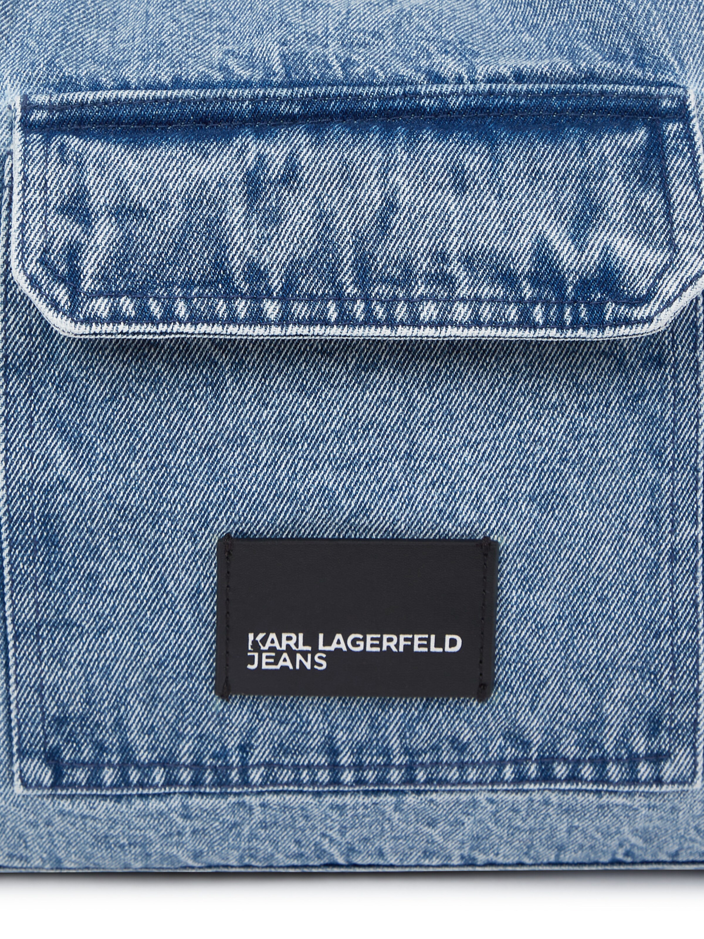 Plase de cumpărături de la KARL LAGERFELD JEANS pe albastru