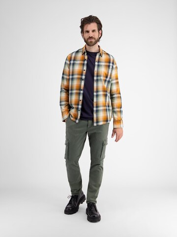 LERROS Regular fit Button Up Shirt in Orange