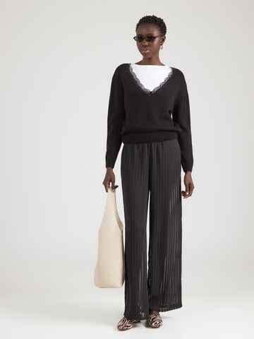 ABOUT YOU Pulóver 'Iliana' - fekete