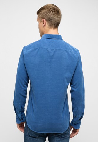 ETERNA Slim fit Overhemd in Blauw