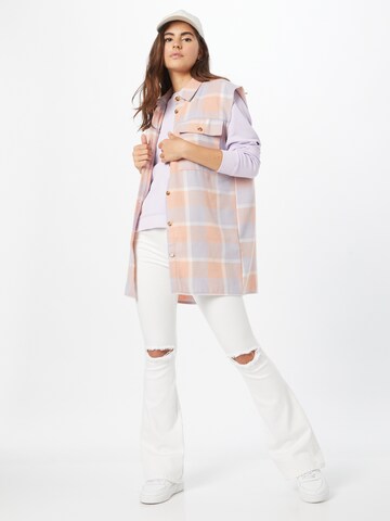 Gilet 'NMFLANNY' Noisy may en violet