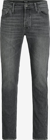 JACK & JONES Slimfit Jeans 'Tim' i grå: framsida