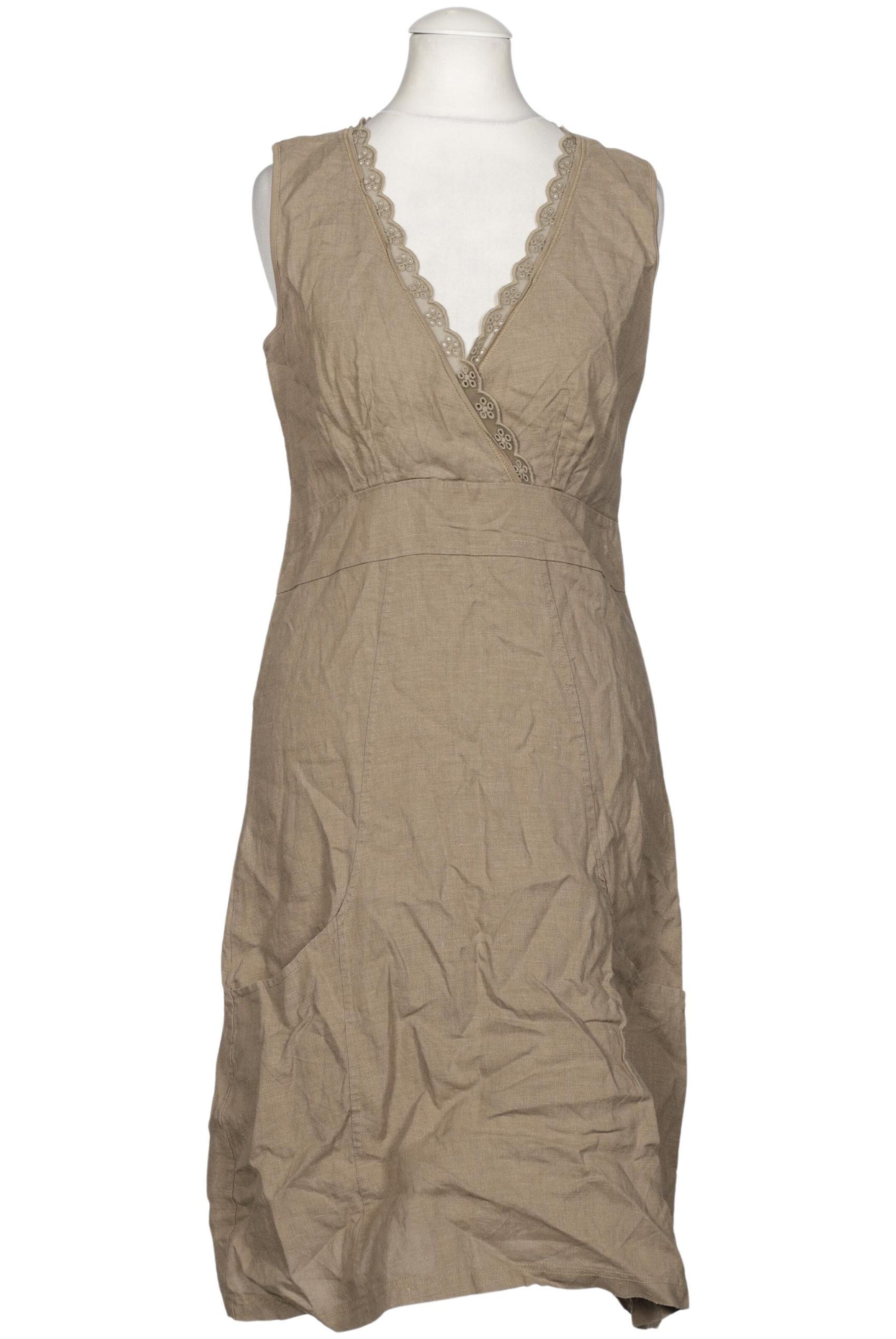 Sorgenfri Sylt Kleid XS in Beige: Vorderseite