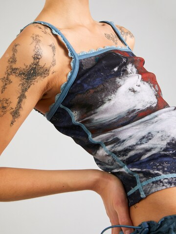 DIESEL Top 'HOP' in Blau