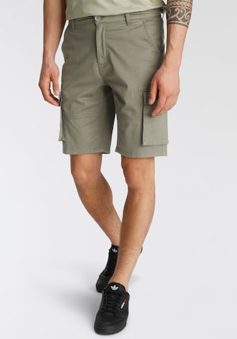 Only & Sons Regular Cargo Pants 'Cam Stage' in Green: front