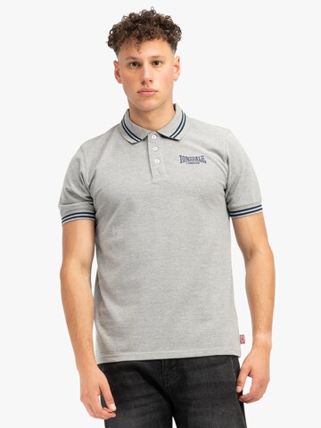 LONSDALE Poloshirt 'Markham' in Grau: Vorderseite