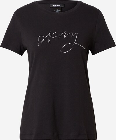 Tricou DKNY pe negru / argintiu, Vizualizare produs