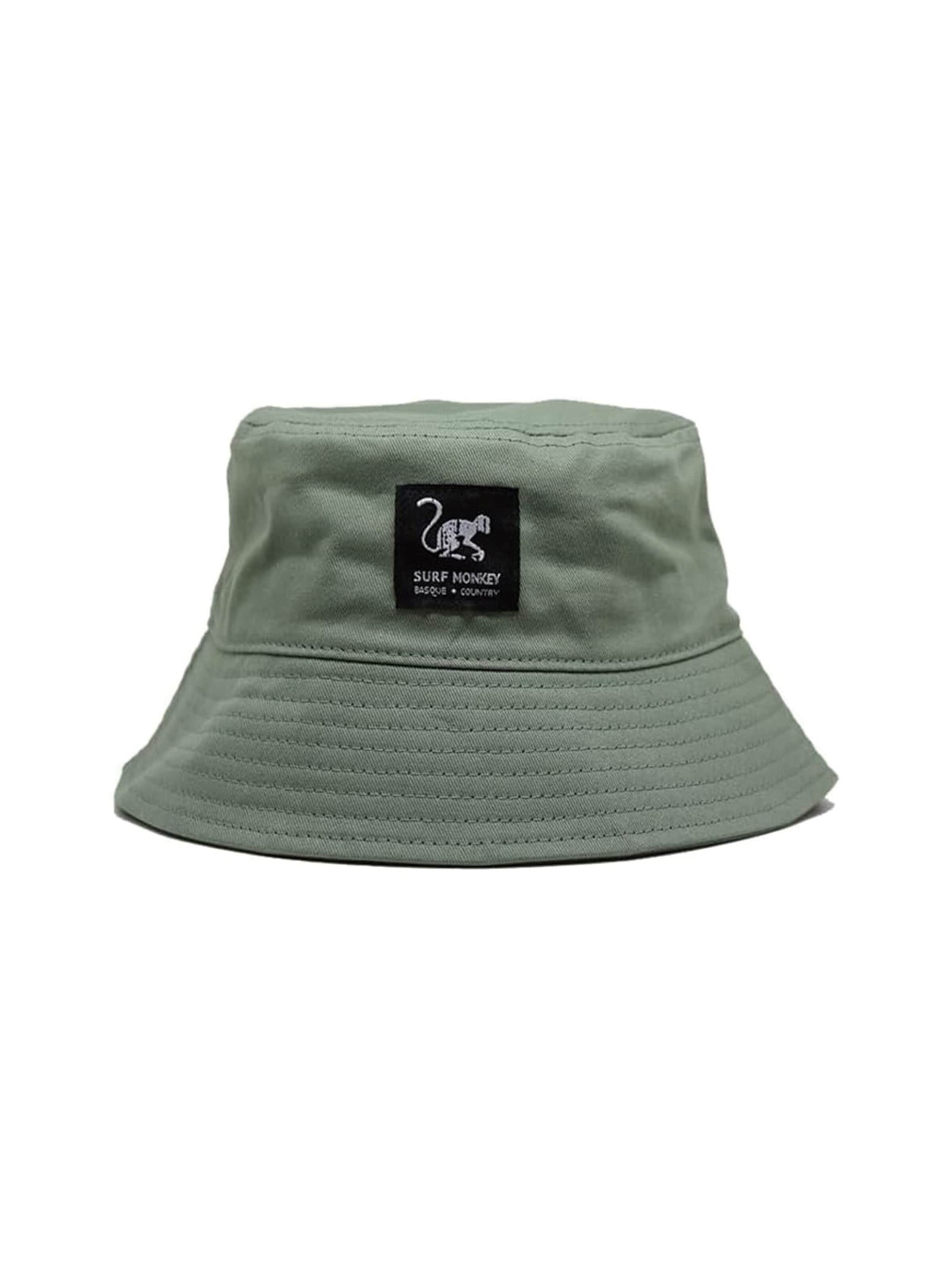 Surf Monkey Hat in Green: front