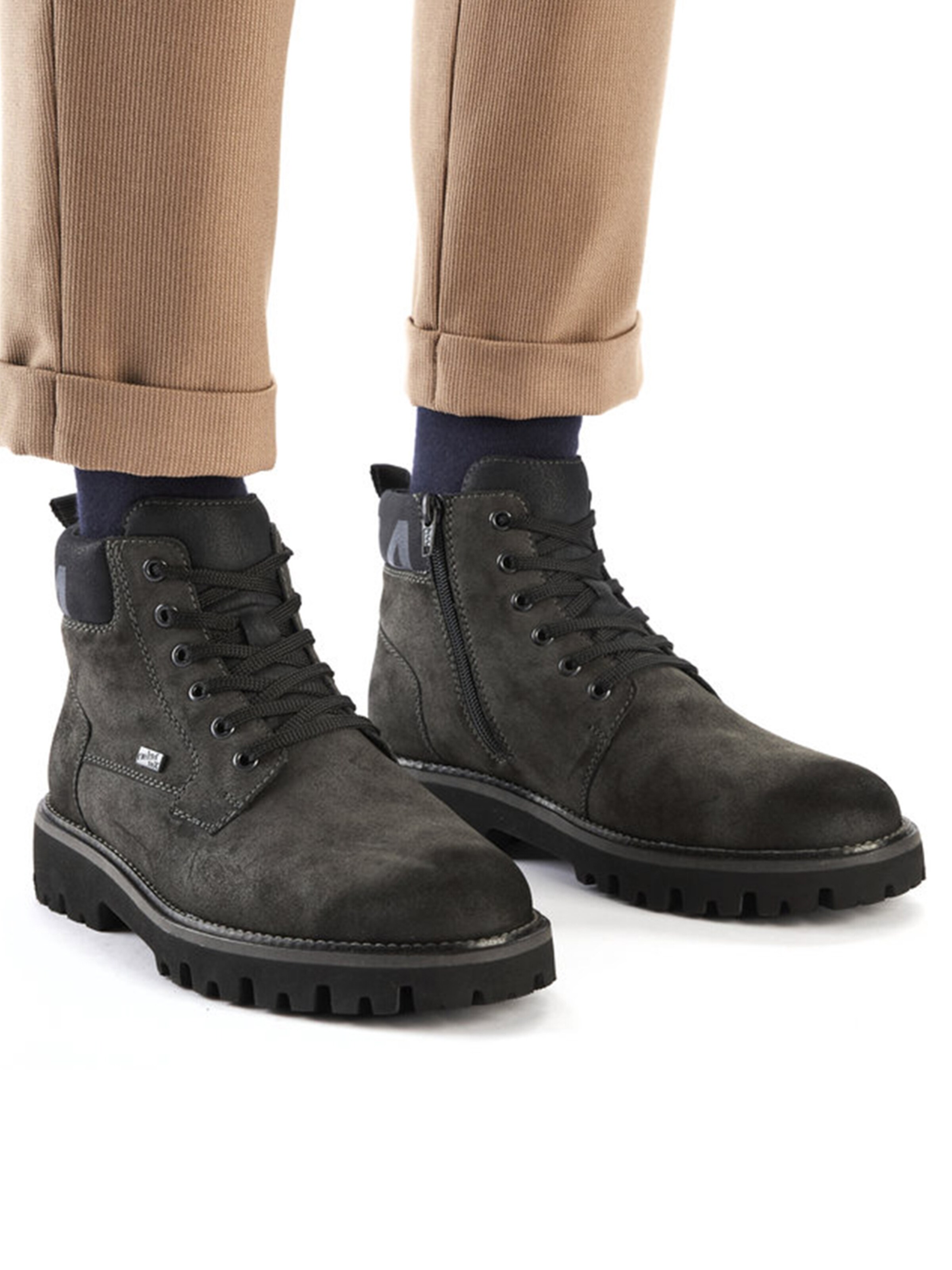 Rieker - Botas com atacadores em cinzento