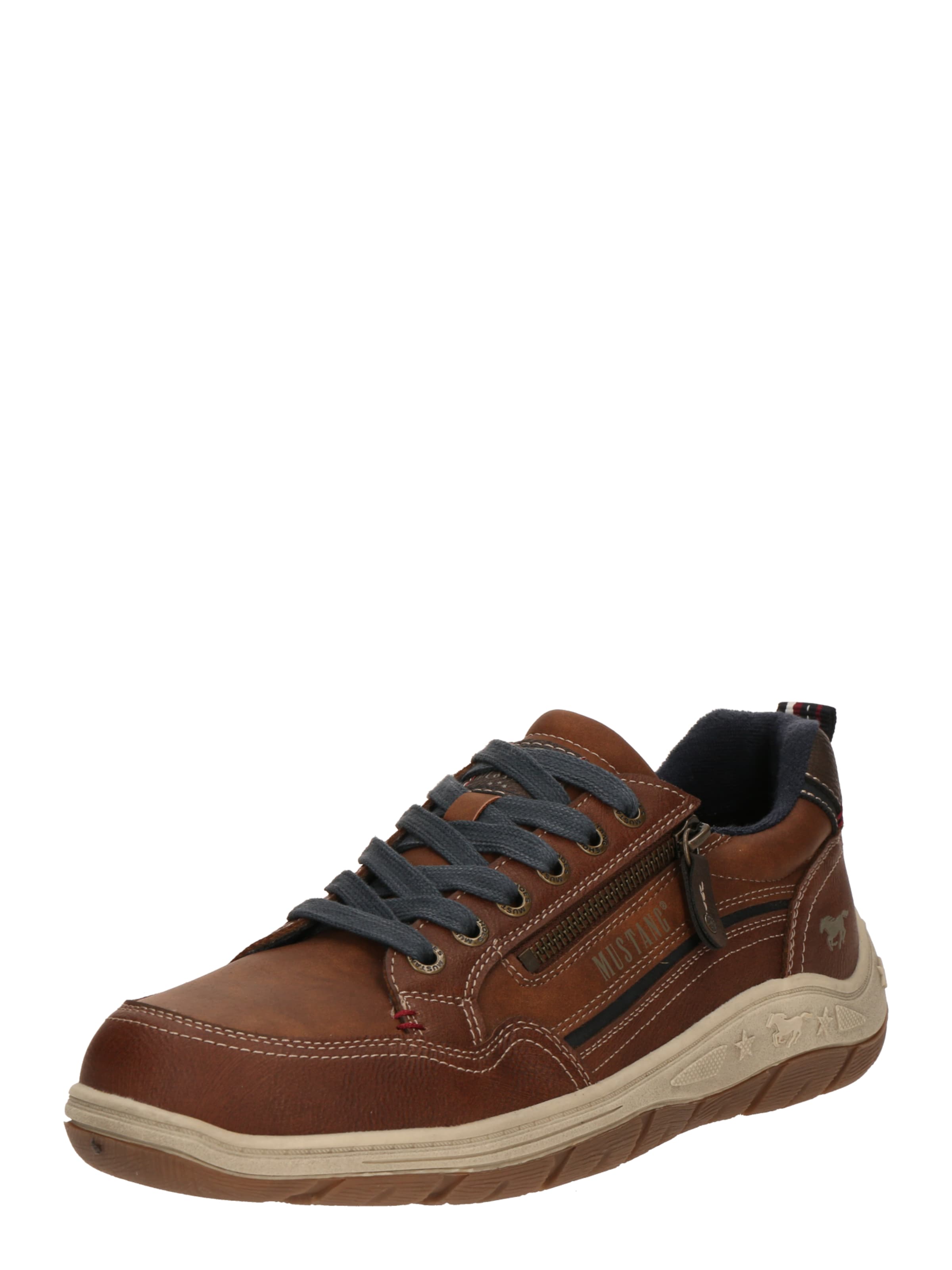 MUSTANG Sneaker low i brun: forside