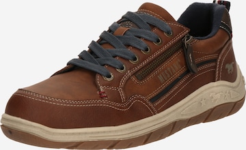 brūns MUSTANG Zemie brīvā laika apavi: no priekšpuses