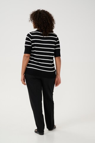 KAFFE CURVE Knit cardigan 'KCLizzy' in Black