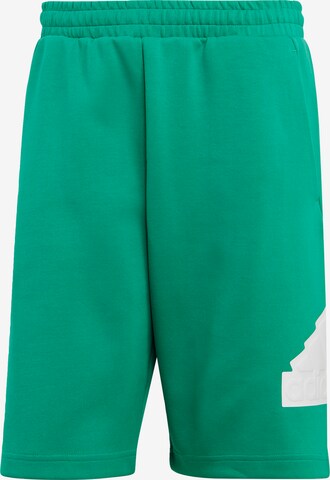 ADIDAS SPORTSWEAR Workout Pants in Green: front