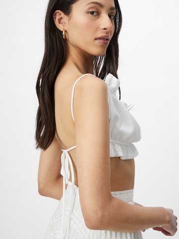 Bardot Top 'BARELY THERE' in White