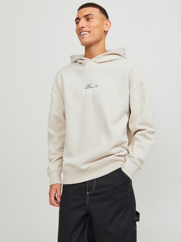 JACK & JONES - Sweatshirt 'CAPITAL' em bege: frente