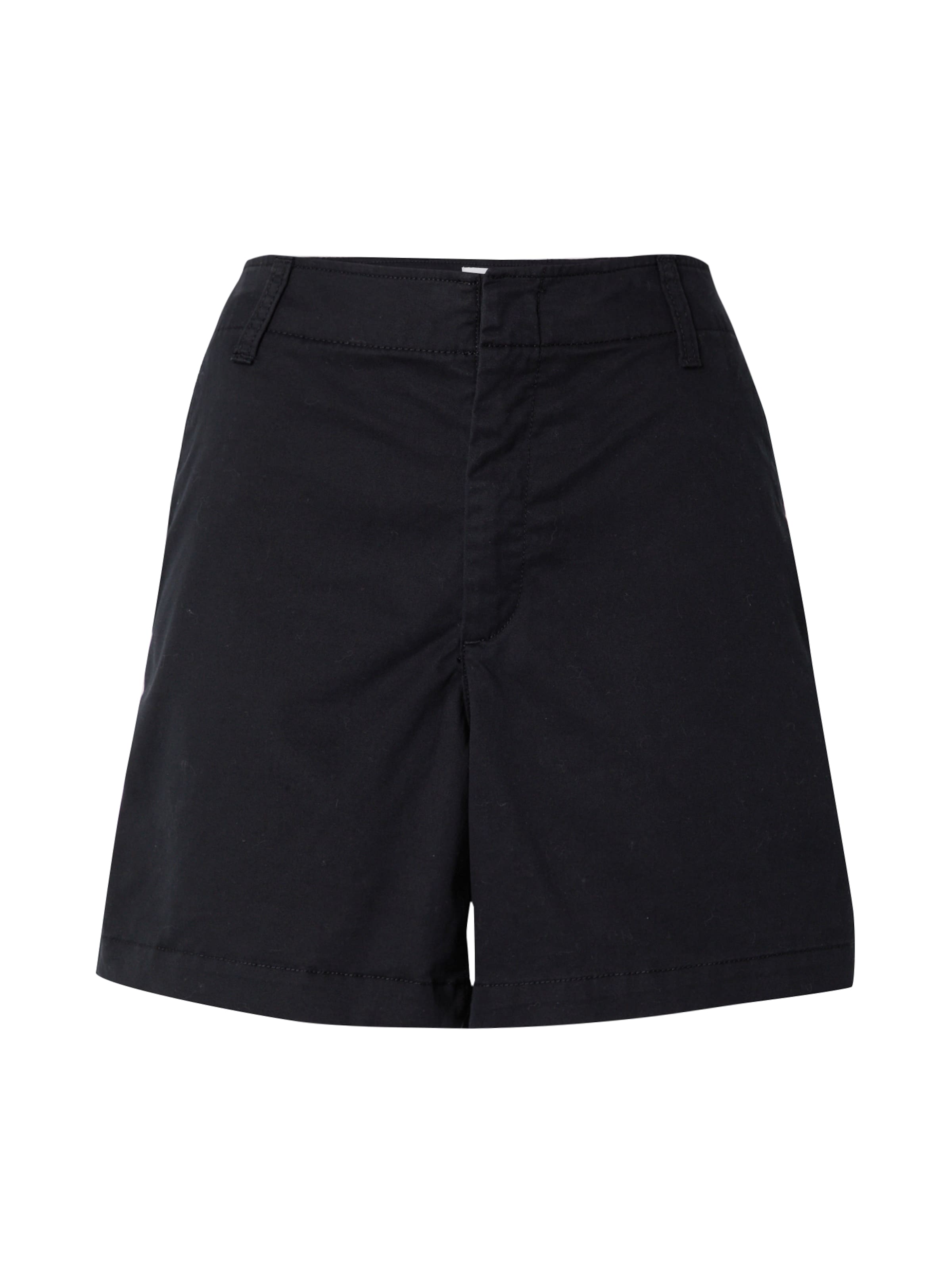 GAP Regularen Chino hlače 'DOWNTOWN' | črna barva: sprednja stran