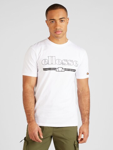 ELLESSE - Camisa 'Rigel' em branco: frente