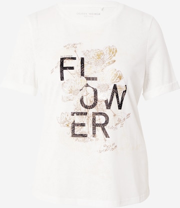 T-shirt GERRY WEBER en blanc : devant