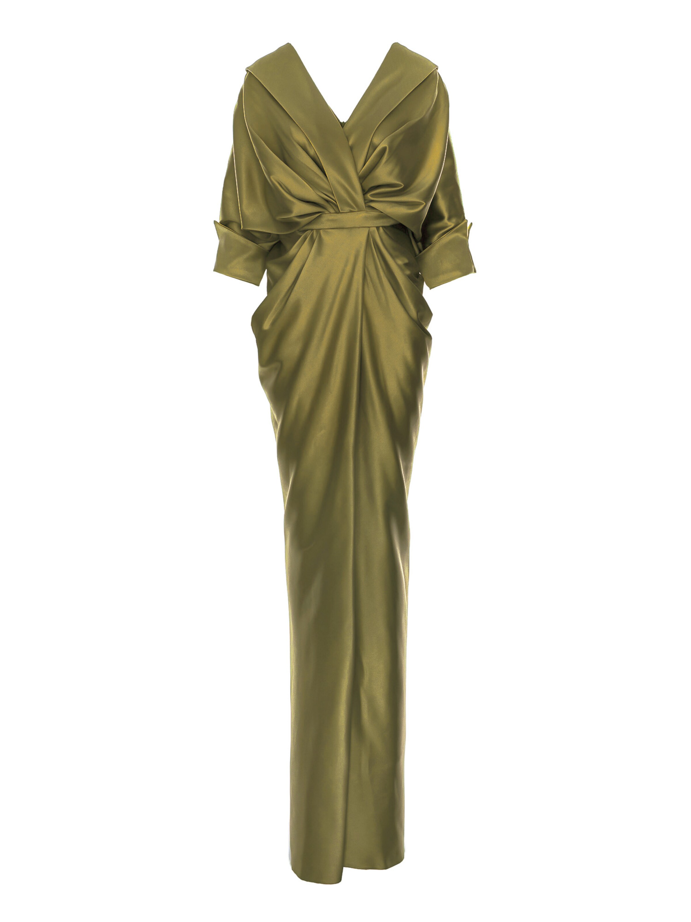 acob a porter Abendkleid‌‌‌‌ in Grün: Vorderseite