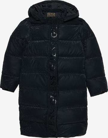 GUESS Pitkä takki värissä musta: etupuoli