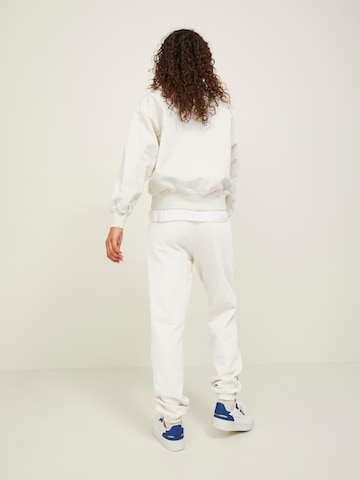 JJXX Zwężany krój Spodnie 'BIANCA' w kolorze biały