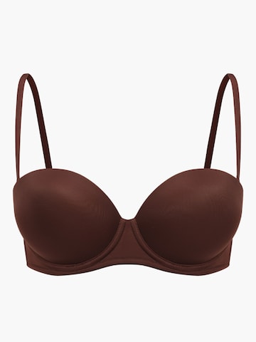 cfab (formerly creamy fabrics) Push-up Bra 'Ultra Push-Up BH' in Beige: front