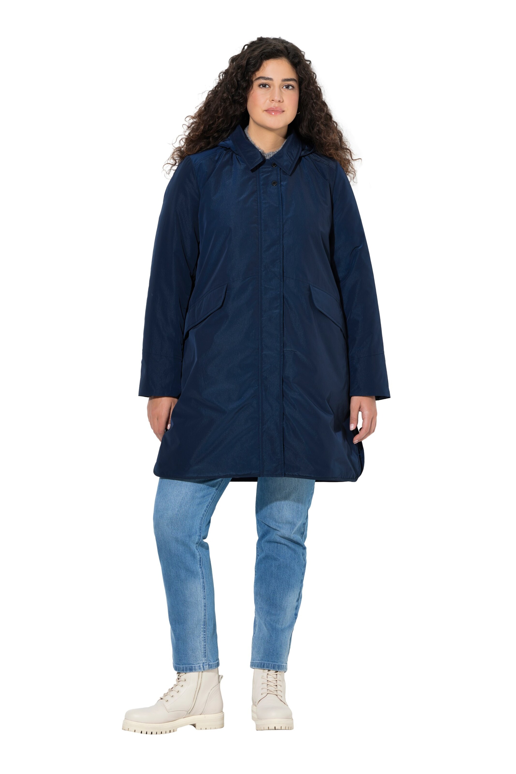 Ulla Popken Tussenjas in Blauw