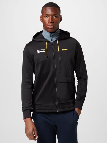 PUMA Sportssweatjakke i sort: forside