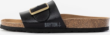 Bayton - Zapatos abiertos 'Orense' en negro: frente