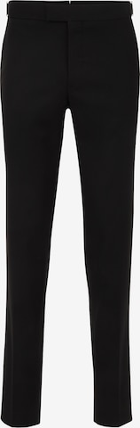 WE Fashion Slimfit Housut värissä musta: etupuoli