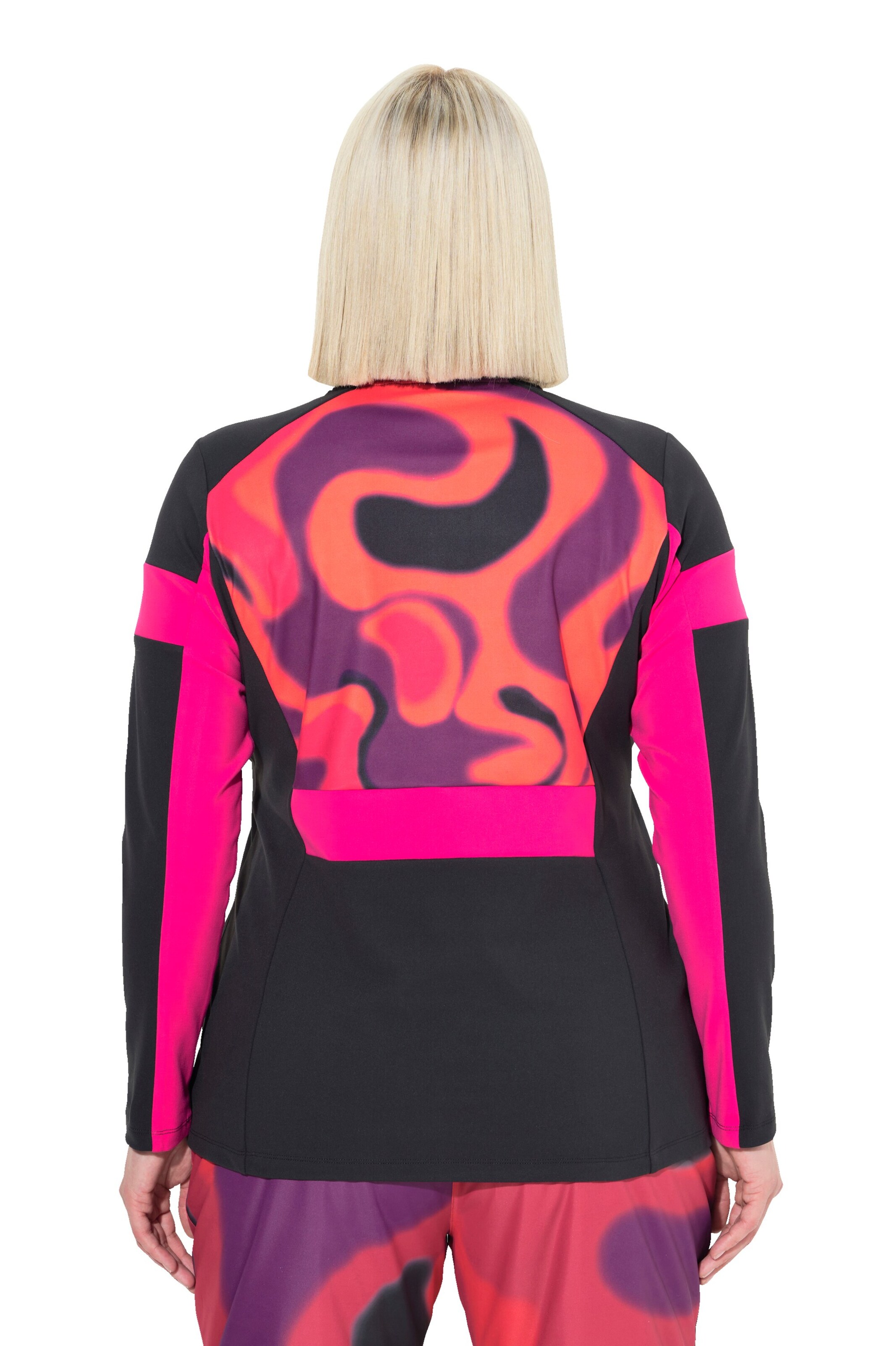 Ulla Popken Funktionsshirt in Schwarz