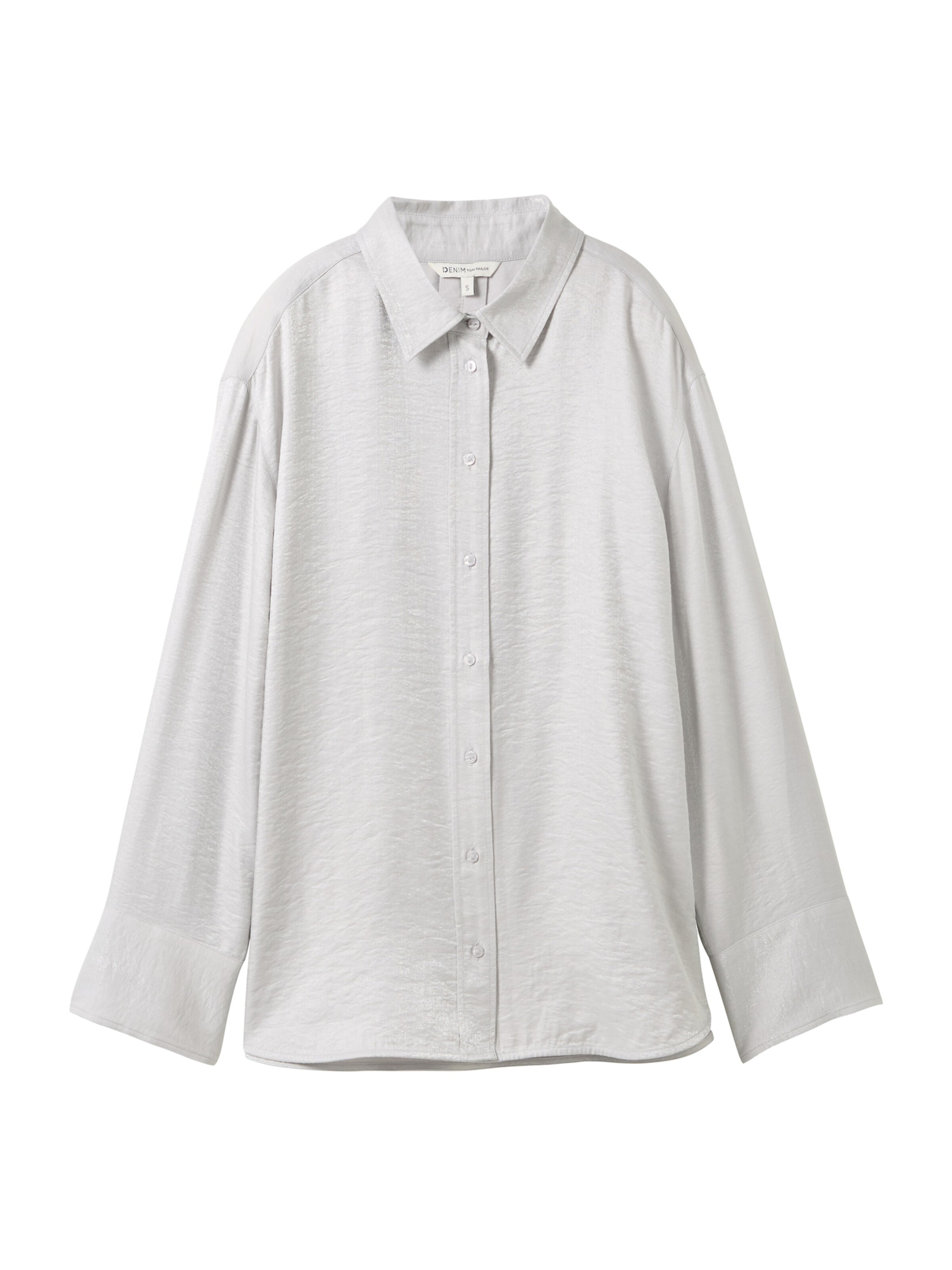 Chemisier TOM TAILOR DENIM en gris : devant