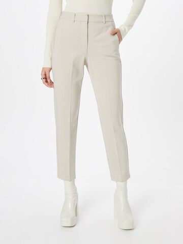 Max Mara Leisure - regular Pantalón de pinzas 'SICILIA' en beige: frente