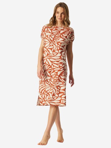 SCHIESSER Nightgown ' Selected Premium ' in Orange: front